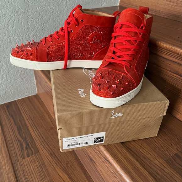 Christian Louboutin Red Bottoms Mens Sneakers